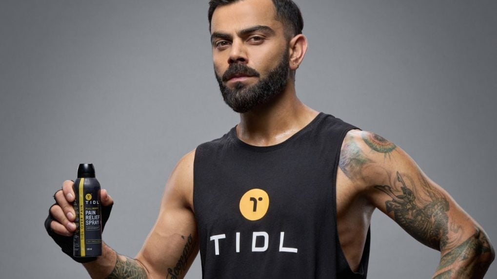 Virat Kohli brings TIDL pain relief brand to India