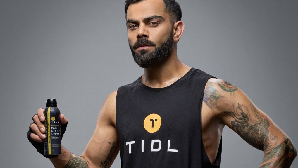 Virat Kohli brings TIDL pain relief brand to India