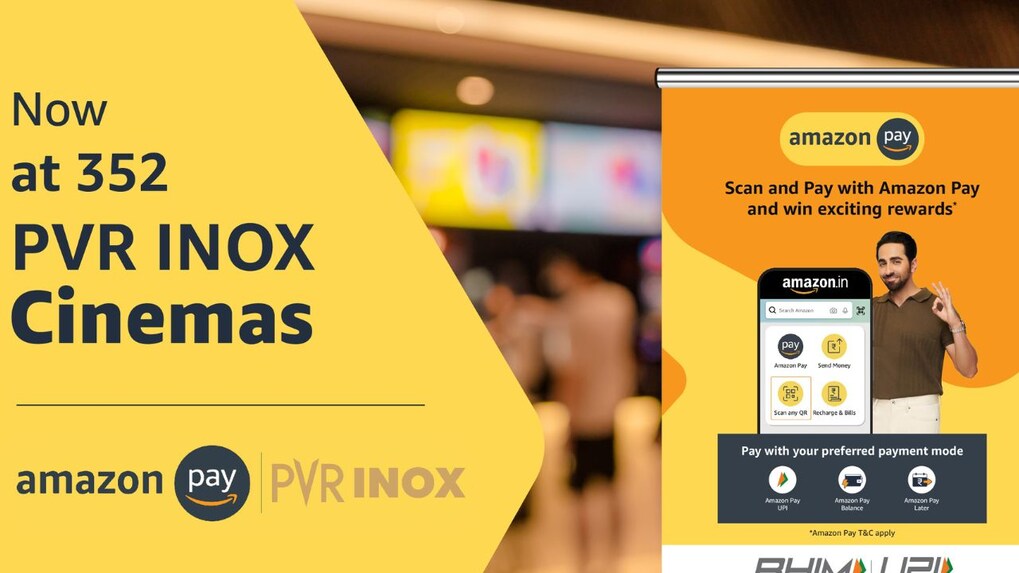 PVR INOX partners with Amazon Pay to offer secure UPI, Wallet, and BNPL options