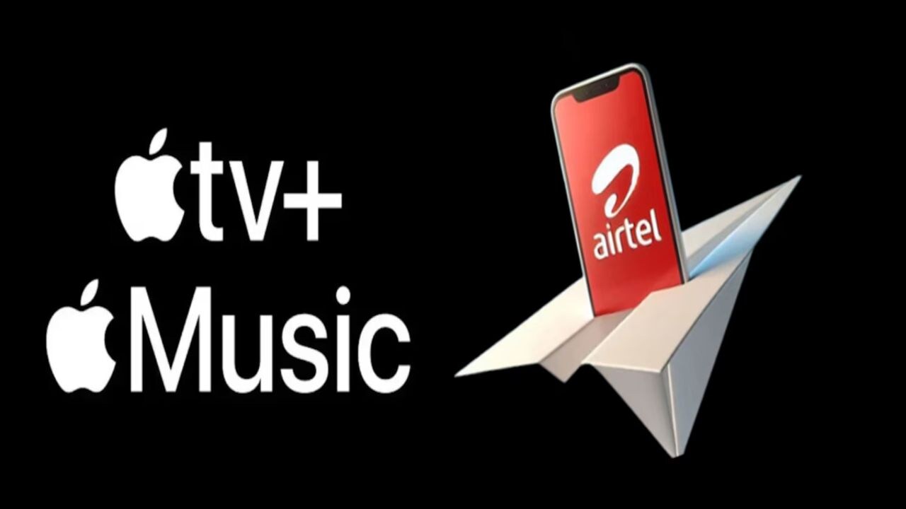 Airtel will also bring music listening experience to its customers in India through exclusive offers of Apple Music, available to Wynk Premium users. (Image source: CNBC TV18)