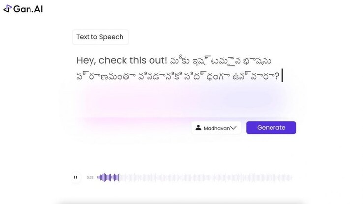 Gan.AI launches Myna-mini, a TTS model supporting 22 Indic languages