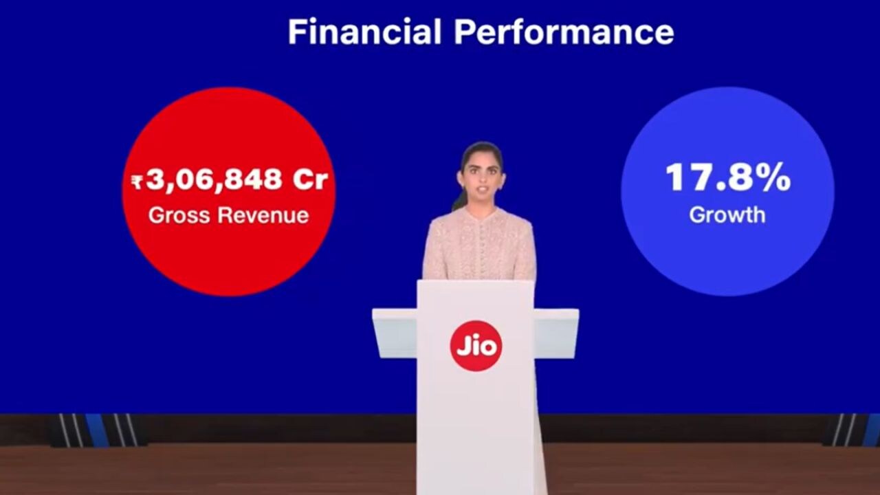 Reliance Retail Ventures Limited (RRVL) Director Isha Ambani at the 47th Annual General Meeting of Reliance Industries Limited (RIL)