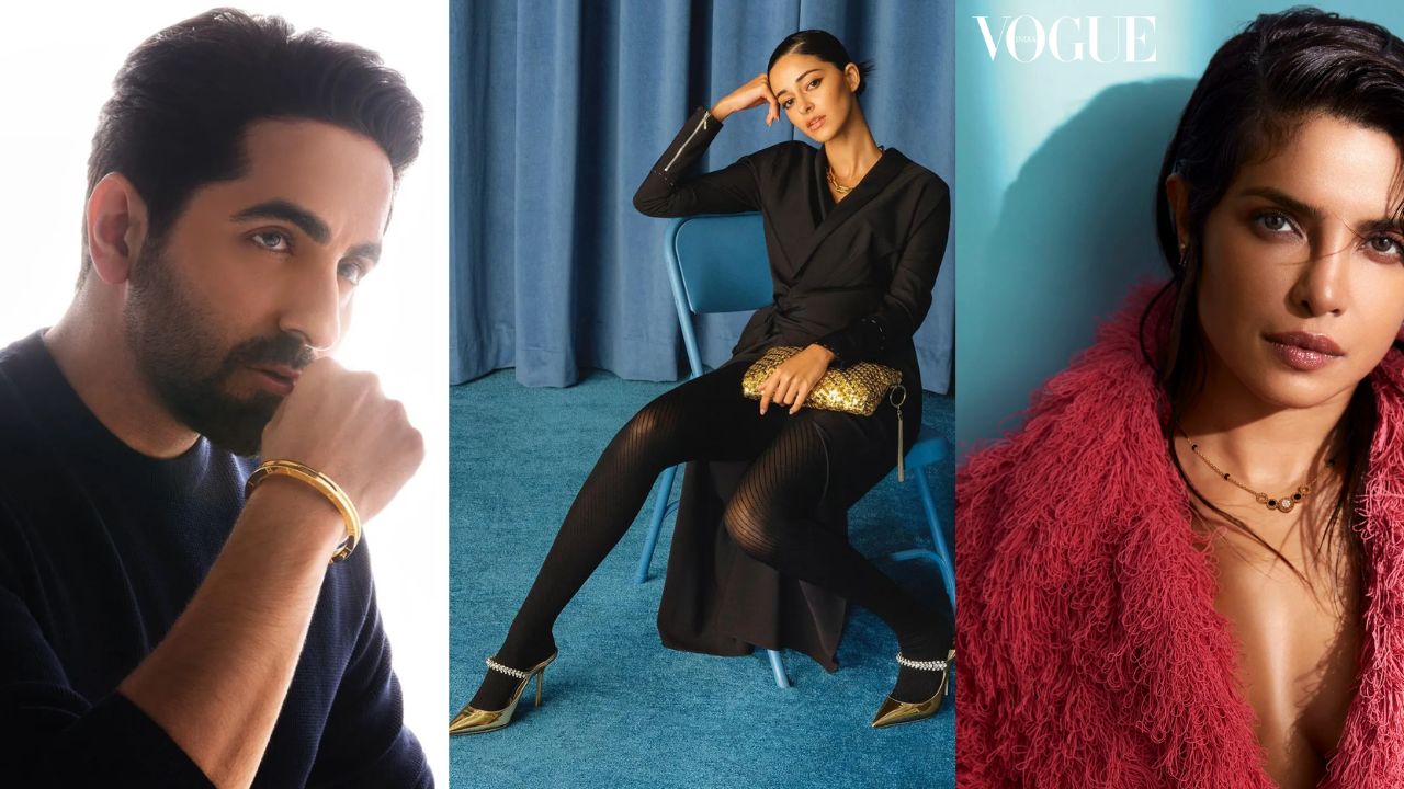 Responding to these nuances, brands are increasingly introducing limited-edition products inspired by and often exclusive to India, signalling a strategic pivot to capture the hearts of India's affluent shoppers. From Left to Right: Ayushmann Khurrana for Bulgari (Image source: Mashable India), Ananya Pandey for Jimmy Choo (Image source: Vogue India), Priyanka Chopra Jonas for Bulgari (Image source: Vogue India)