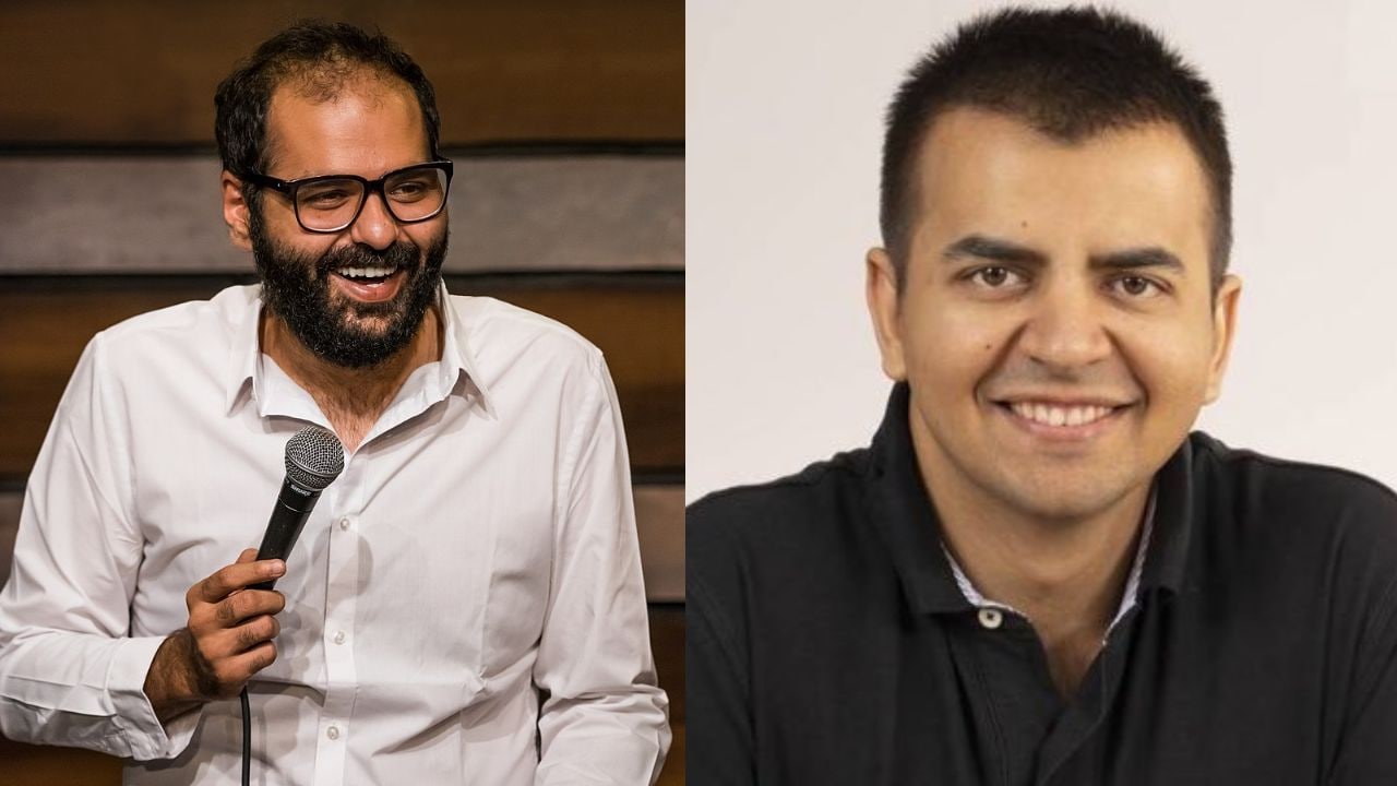 The comedian's post addressed Ola Electric CEO Bhavish Aggarwal directly, laying out specific demands to fix what he calls a 'service crisis' at the company. (L-R: Kunal Kamra, Bhavish Aggarwal)