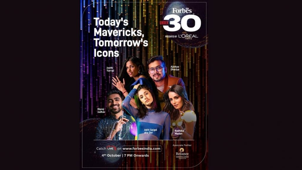 Forbes India Under 30 to recognise exceptional young achievers on 4th October