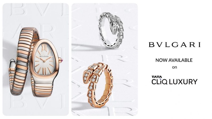 Bvlgari launches its digital boutique in India in a partnership with Tata CLiQ Luxury