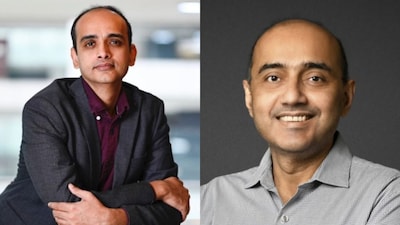 Shashwat Sharma (left), who will assume office as chief executive of Bharti Airtel on January 1, 2026, with Gopal Vittal (right), set to take over as executive vice chairman as part of the company’s planned leadership transition.