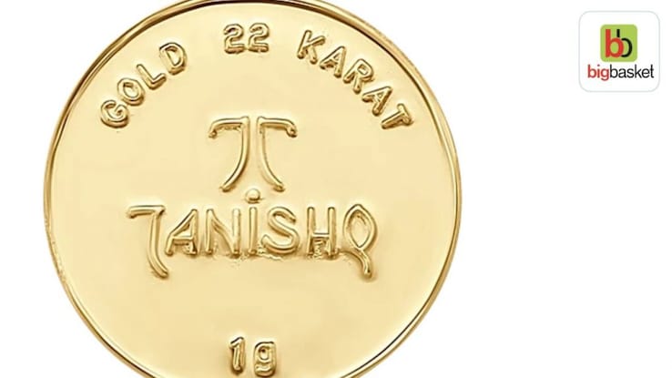 Tanishq, BigBasket collaborate for 10-minute delivery of gold, silver coins