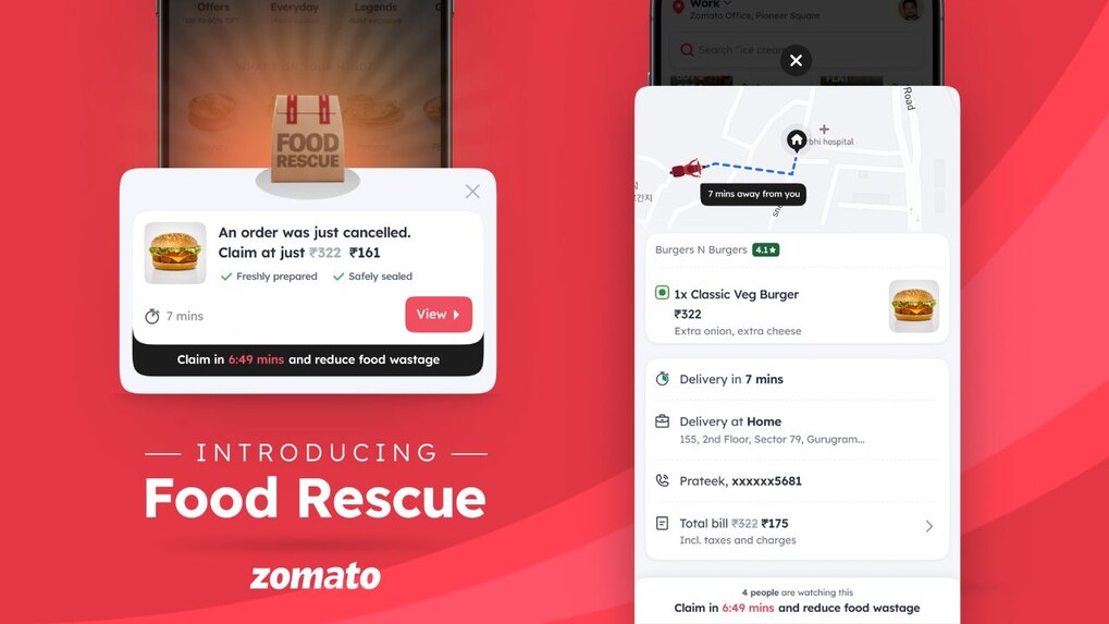 Zomato launches 'Food Rescue' to reduce food wastage