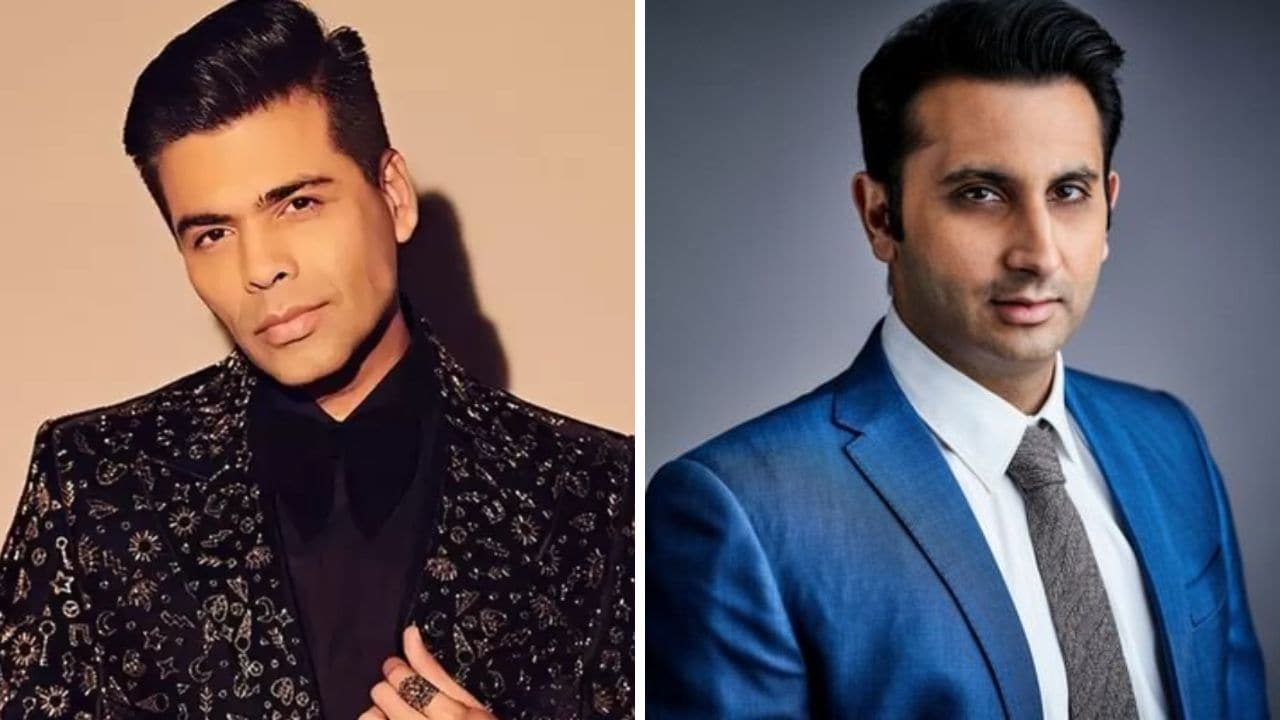 This unprecedented 50/50 partnership promises to usher in a new chapter for the Indian entertainment industry, with external investments shaping creative expansion, distribution networks, and new verticals. (L-R: Karan Johar, Adar Poonawalla)