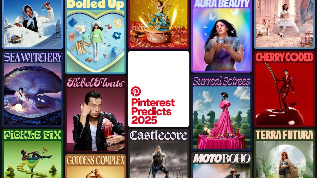 Pinterest's 2025 trend forecast: Bold aesthetics, surreal parties, and maximalist design