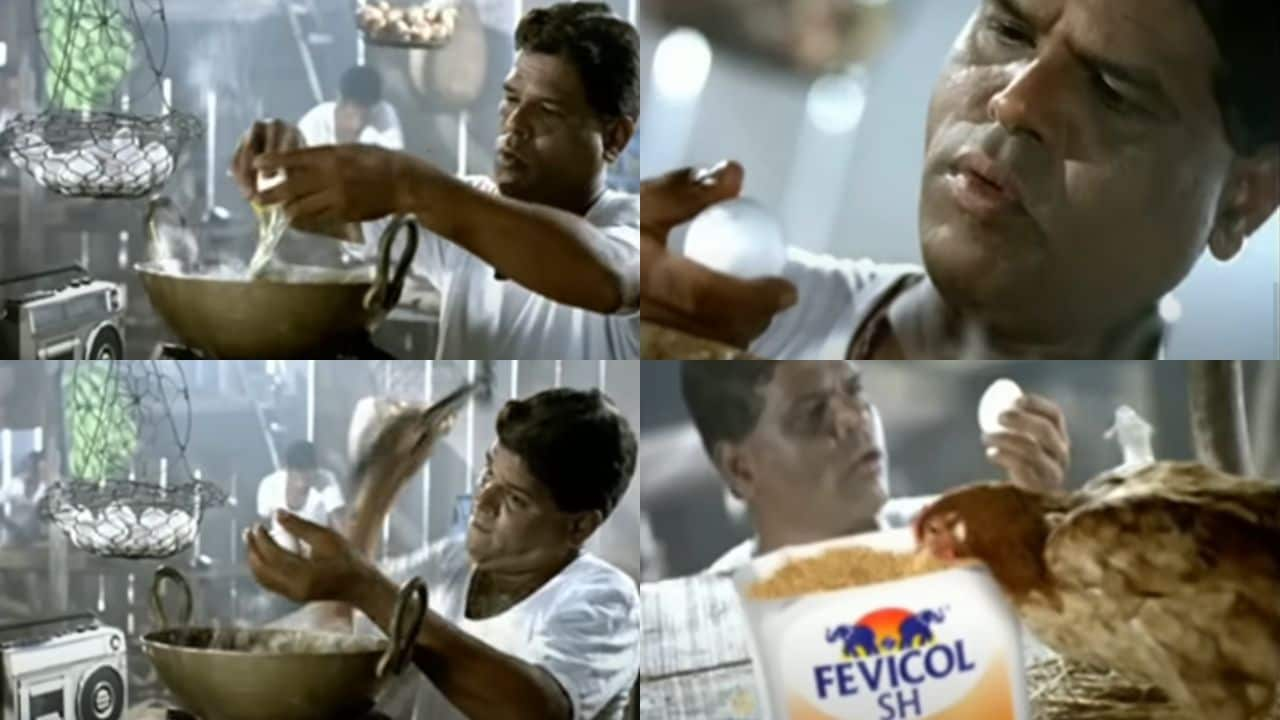 The ad film had consciously avoided driving home the over-the-top message: Fevicol has the strongest bond. Prasoon had left it to the imagination of the public to fill in the blanks and endorse its “strong bond” image. (Stills from the ad film)