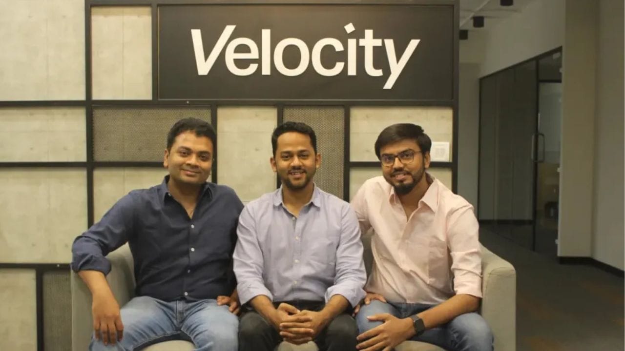 Velocity co-founders (L-R): Atul Khichariya, Abhiroop Medhekar, and Saurav Swaroop