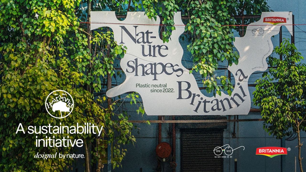 Titled "Nature Shapes Britannia," the initiative literally adapts to billboard designs to the organic contours of nearby trees—offering a striking visual metaphor of how the brand aligns with nature, rather than the other way around.