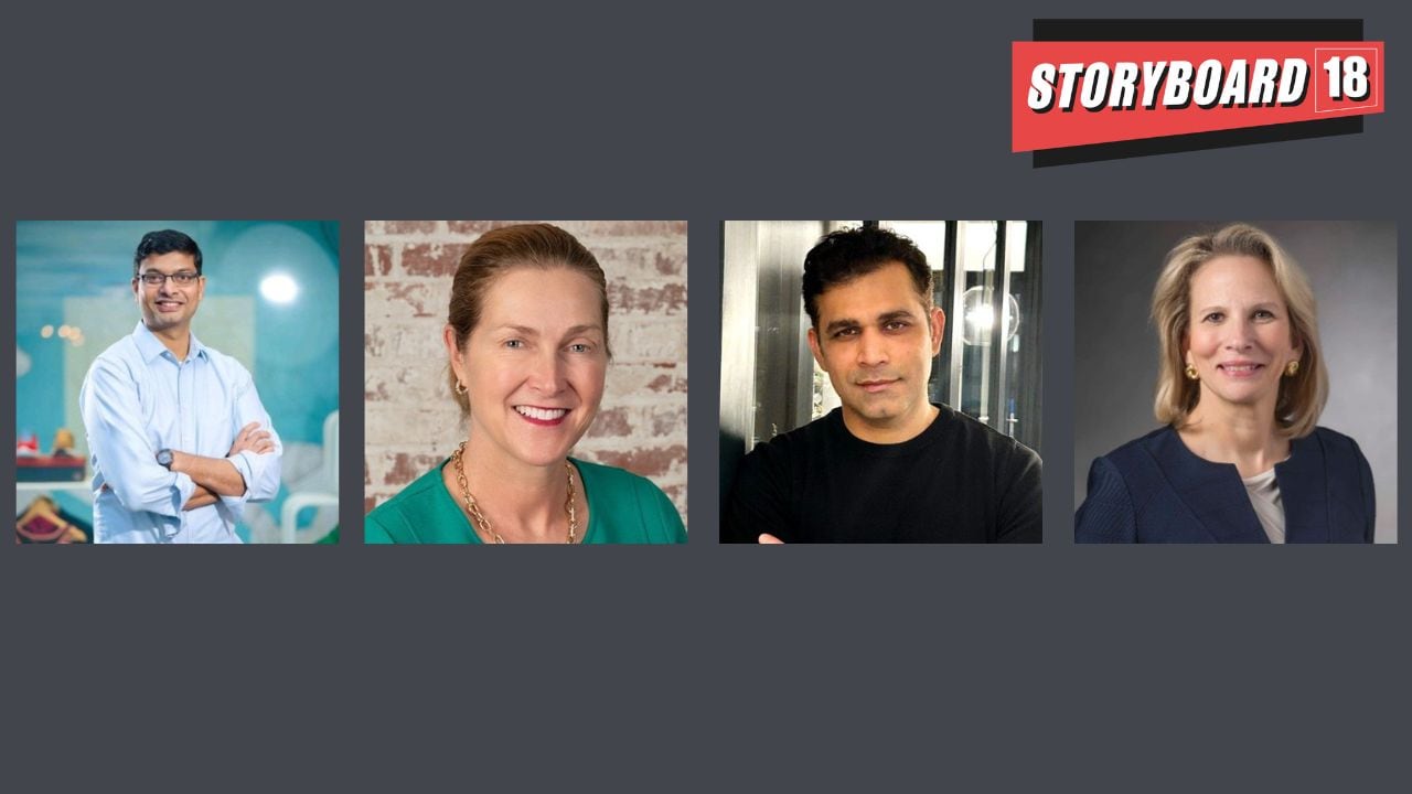 Get the full picture on people and their moves on the corporate jungle gym in CXO Moves. (From left to right: Ambarish Kenghe, Jessica Jensen, Hemant Arora and Michele Buck)