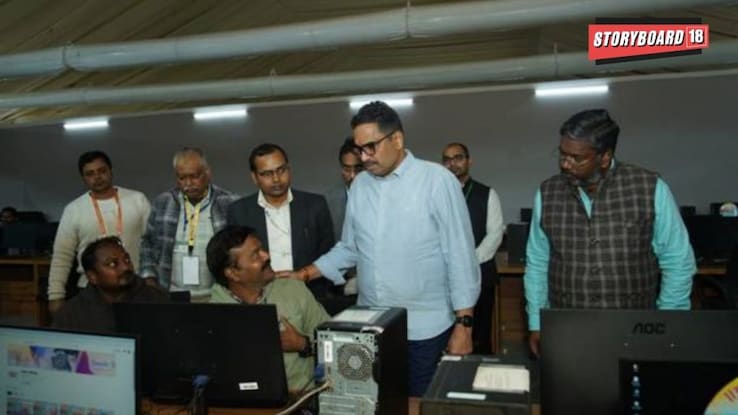 Sanjay Jaju reviews media facilities at Maha Kumbh Mela, highlights government's media initiatives