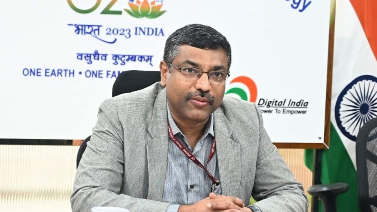 S Krishnan, Secretary of the Ministry of Electronics and Information Technology (MEITY), Government of India