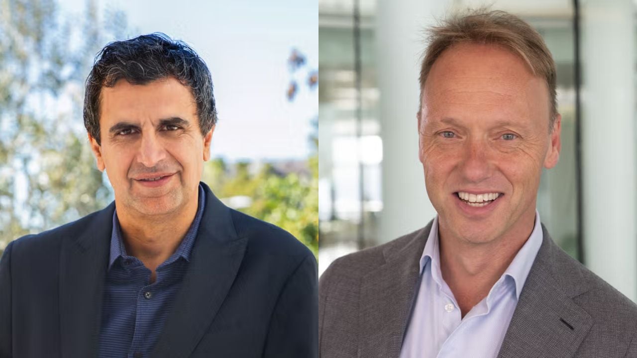 The transition comes as Hein Schumacher, Unilever's CEO and Board Director, is set to step down on March 1, 2025, and officially leave the company on May 31, 2025. (Left to Right: Fernando Fernandez, Hein Schumacher)