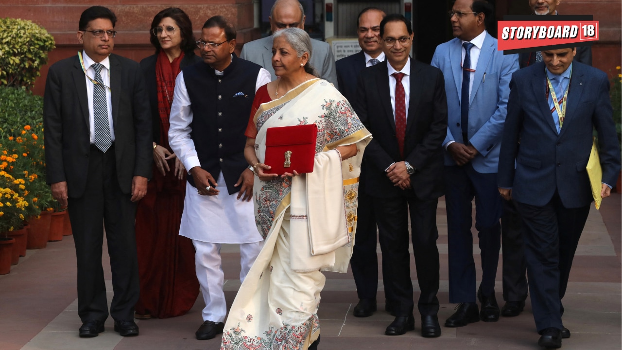 FM Sitharaman (Image source: CNBC-TV18, Moneycontrol)