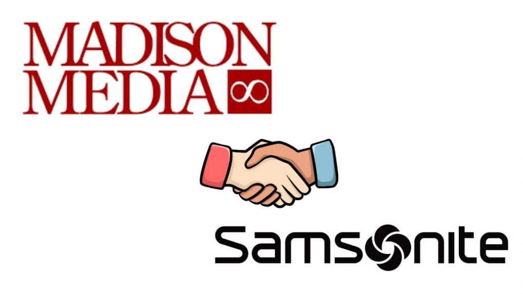 Madison Media Infinity wins Media AOR of Samsonite India