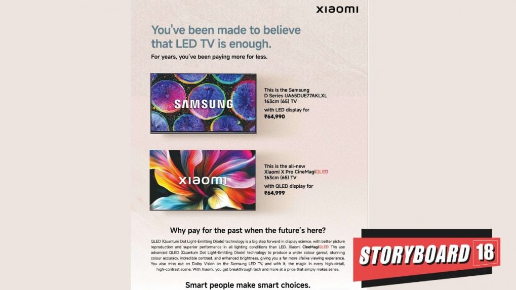 Xiaomi takes swipe at Samsung in print ad, continuing aggressive playbook against rivals