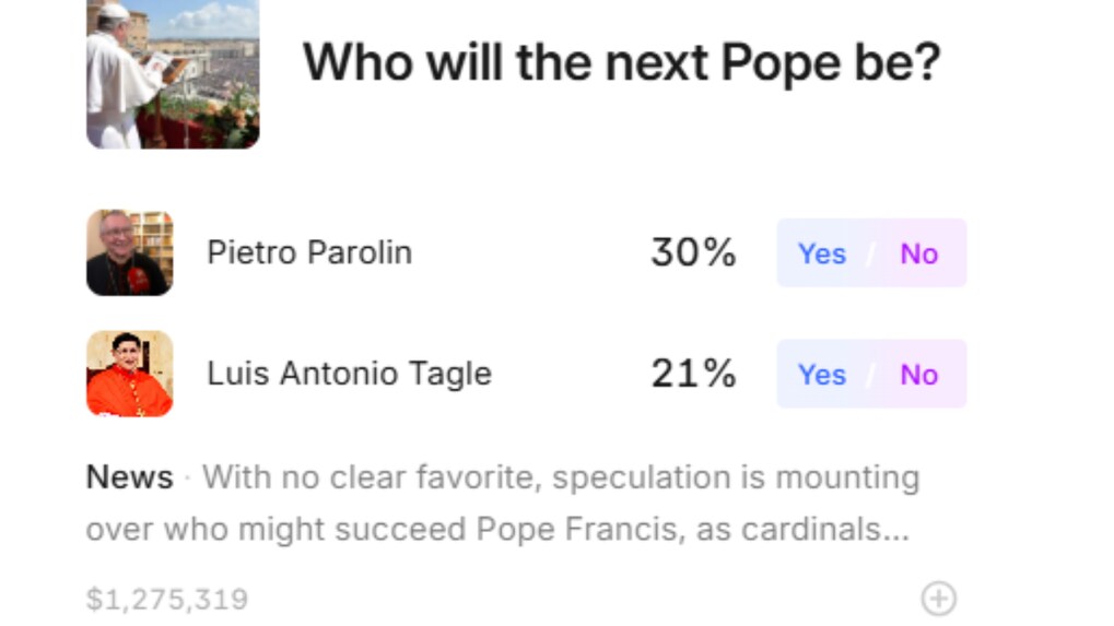 Pope Francis death: Illegal betting firms wager on the next Pope