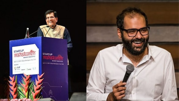 Comedian Kunal Kamra's take on Indian startups echoes in Piyush Goyal's scathing critique of startups