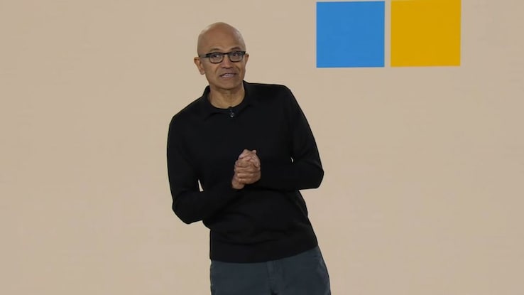 Satya Nadella on Microsoft's 50 years: "Intelligence has been commoditized when CEOs can start vibe coding"