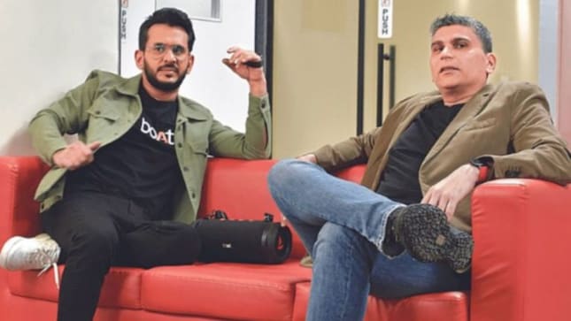 boAt's co-founders Aman Gupta, Sameer Mehta witness 91% pay decline in over 3 years