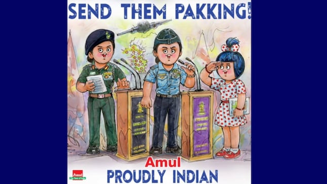 Amul’s topical ad strikes patriotic chord amid India-Pakistan tensions