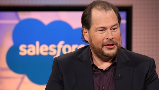 Salesforce CEO Marc Benioff on how AI does up to 50% of the job at the company