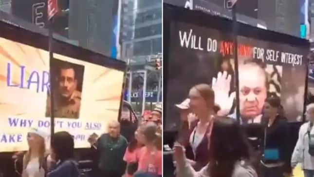 Imran Khan’s diaspora strikes back with anti-Munir, Sharif billboard in Times Square