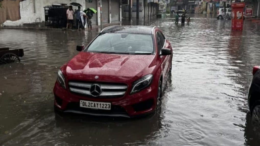 Mercedes owner demands Rs 5 lakh from UP civic body after car damaged in flooded street