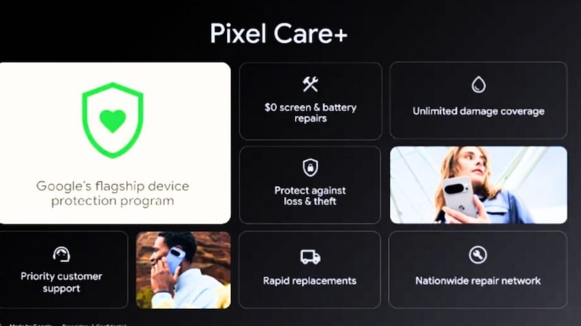 Pixel Care+ offers industry-leading coverage for Pixel devices, including $0 deductibles for the most common repairs like screen and battery replacements and other accidental damage, the blog read.