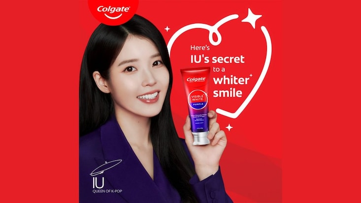 Colgate teams up with Korean star IU to launch 'Visible White Purple' in India