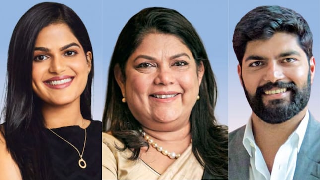 (From L to R): Adwaita Nayar, (Executive Director, Managing Director & CEO – Nykaa Fashion Limited, Head of owned brands), Falguni Nayar (Executive Chairperson, Managing Director & CEO), and Anchit Nayar, (Executive Director FSN E-Commerce Ventures Limited and
MD & CEO Nykaa E-Retail Limited)