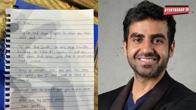 Without a business card on hand, he tore a page from his diary and scribbled a handwritten pitch-note, introducing himself and his video AI startup.