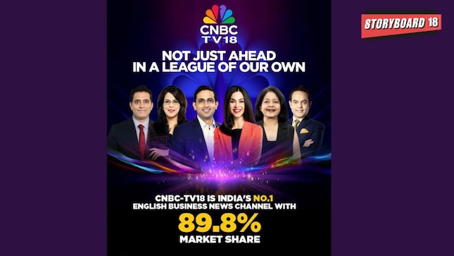 According to the latest BARC data, CNBC-TV18 dominates the English business news segment with an impressive 89.8% market share, firmly establishing itself as India’s No.1 English Business News Channel.