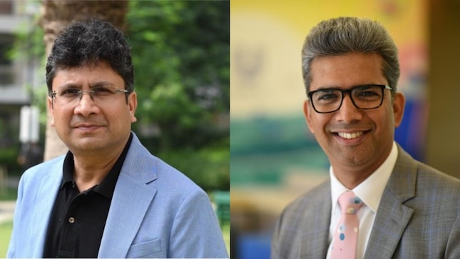 (From left to right: Niranjan Gupta and Ritesh Tiwari)