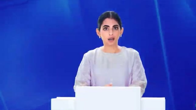 Isha M. Ambani, Executive Director of Reliance Retail at 48th AGM of RIL.