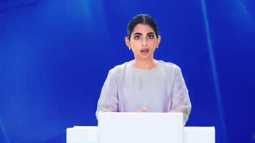 Isha M. Ambani, Executive Director of Reliance Retail at 48th AGM of RIL.