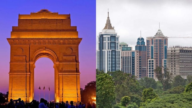 Bengaluru (right) hosts 52 unicorns, raised nearly $5 billion in 2024 alone, and has a three-decade head. Delhi-NCR (right), in comparison, drew $3.1 billion last year. (Image source: Britannica)

