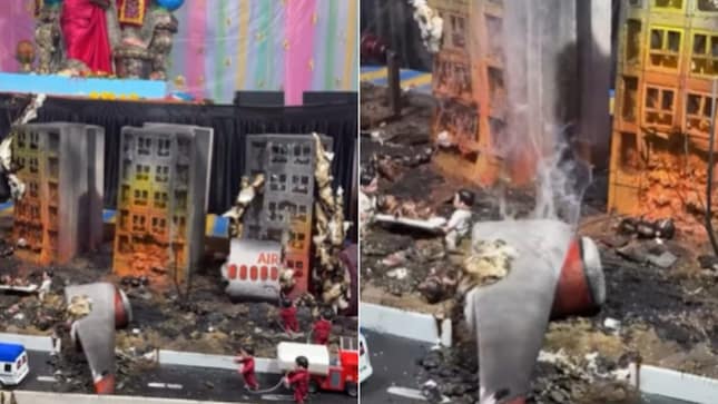 Organisers of the Nagpur pandal defended the theme, insisting it was meant to be symbolic rather than shocking.