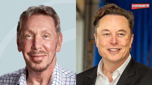 Larry Ellison (Left), Elon Musk (Right)