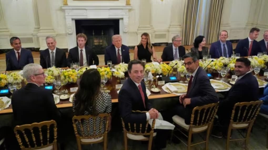 ‘How much money?’: Trump’s billion-dollar question to Pichai, Nadella, Cook and Zuckerberg