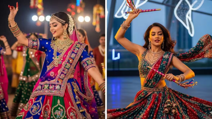 The trend is encouraging users to experiment with festive fashion virtually before deciding on their real-world looks. 