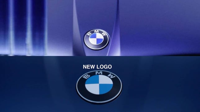 BMW has eliminated the blue outer rim previously used to distinguish its electrified models.