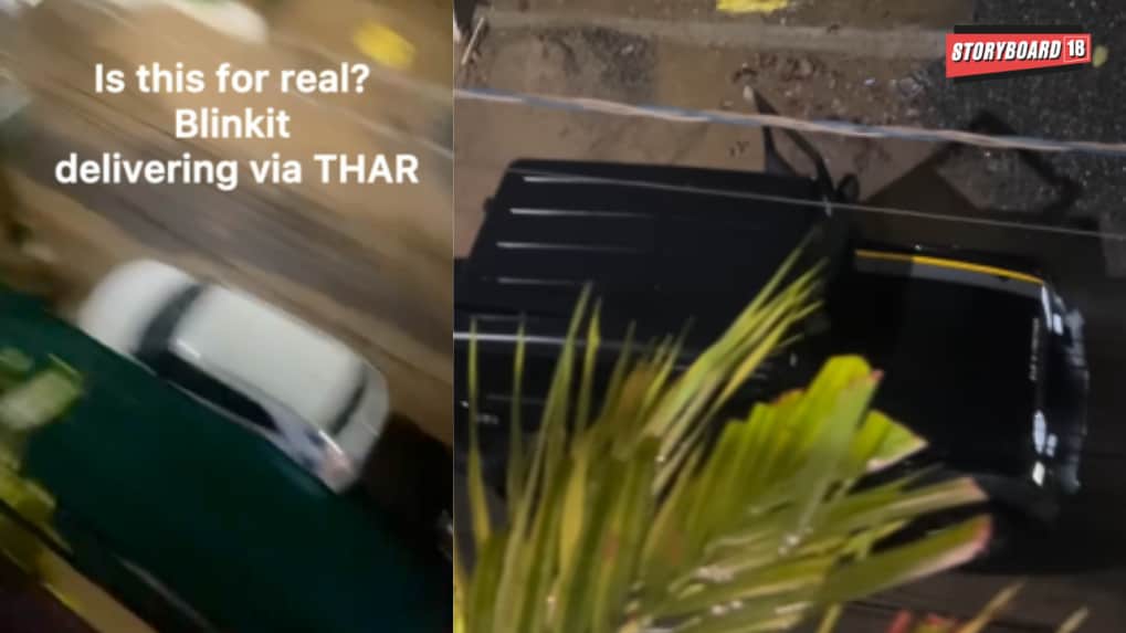 Blinkit on Thar! Viral video sparks online jokes; netizens call it 'premium version'