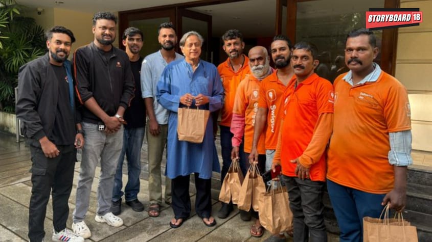 Swiggy accompanied the delivery with a message in Hindi, noting the delight of serving “Shri Tharoor Ji the region's finest idli” and hoping that the experience brought him “to a state of supreme bliss.”