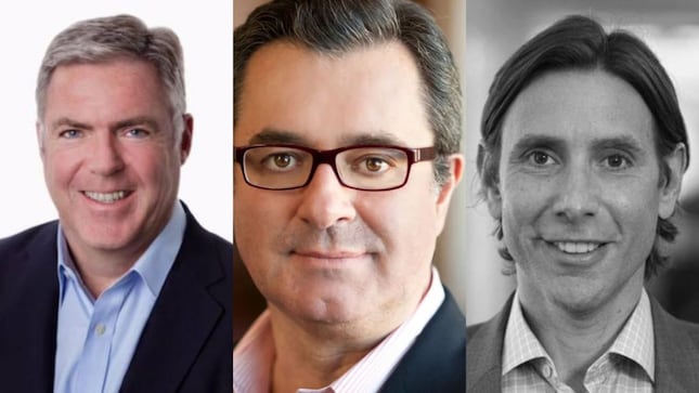 (From left to right: Matthew Harrington, Mainardo de Nardis, and Brian Buchwald)